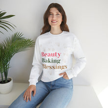Load image into Gallery viewer, Beauty, Baking, Blessings Heavy Blend™ Crewneck Sweatshirt