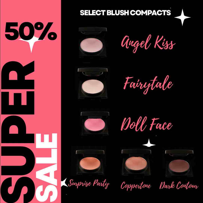 50% Off Select Blush Compacts