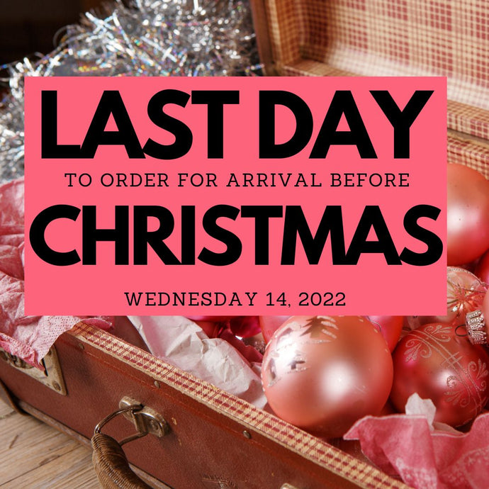 TPF Christmas Shipping DEADLINE