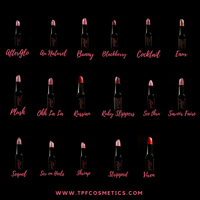 TPF Cosmetics Lipstick Swatches