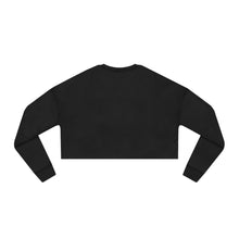 Load image into Gallery viewer, Coffee Contour Christmas - Holiday Women&#39;s Cropped Sweatshirt