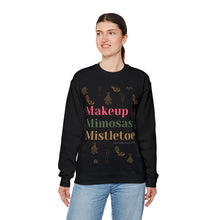 Load image into Gallery viewer, Makeup Mimosas Mistletoe Heavy Blend™ Crewneck Sweatshirt
