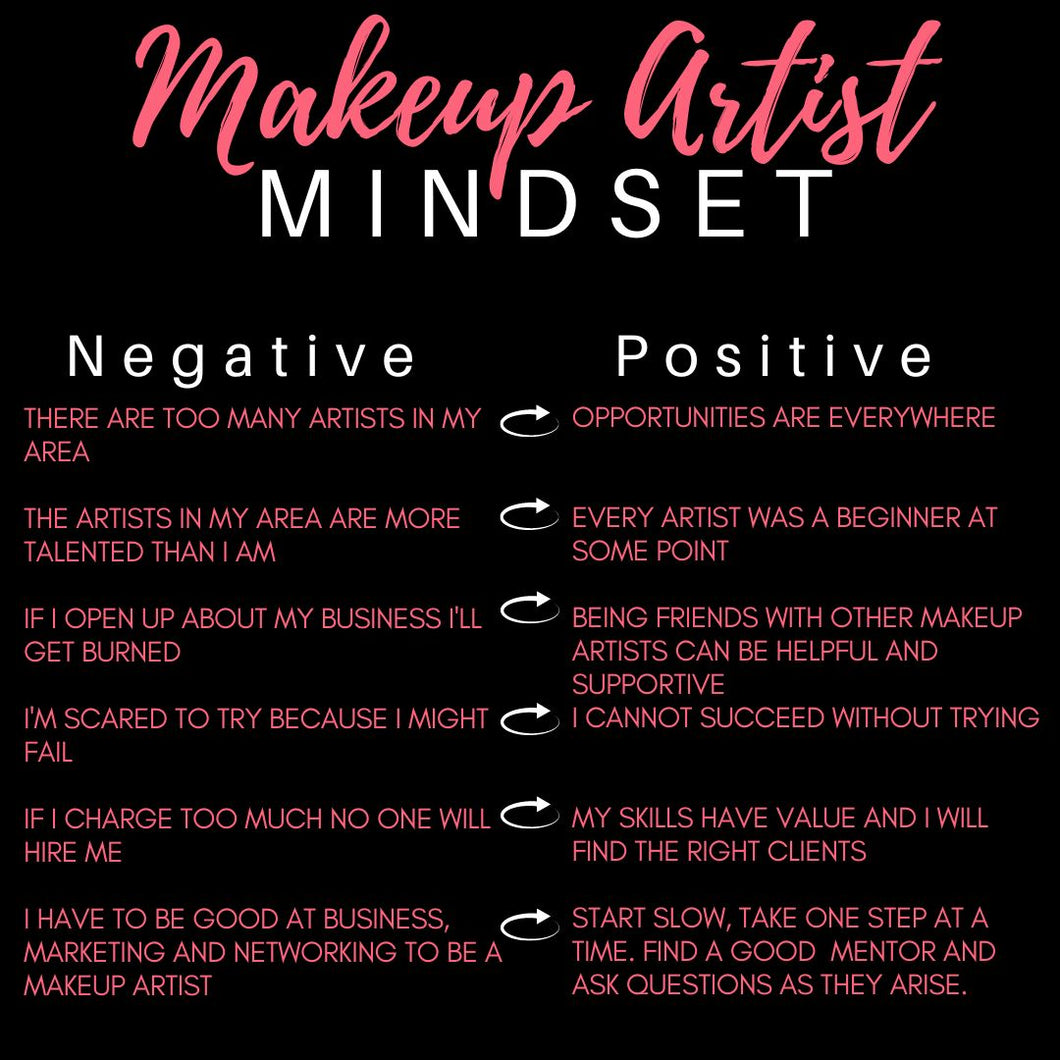 FREE Printable -Makeup Artist Mindset