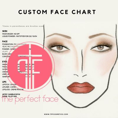 Custom Face Chart – TPF Cosmetics