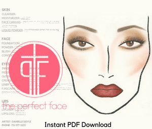 Pageant/Production Instant Face Charts